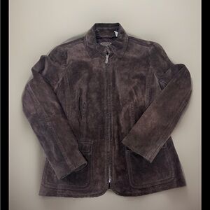 Liz Claiborne Brown Suede Jacket